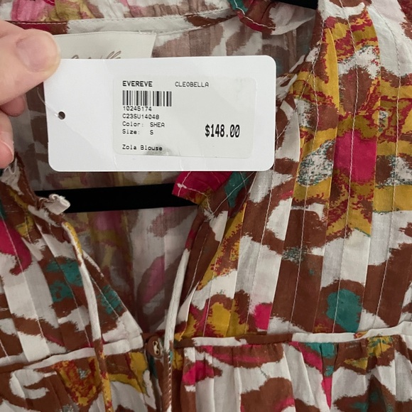 Cleobella Zola Blouse NWT Sz Small - Picture 5 of 6